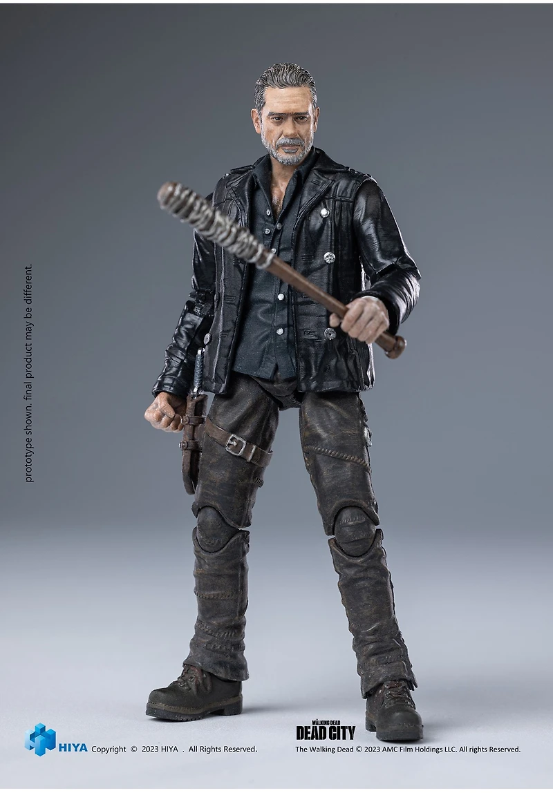 Walking Dead Dead City 4 Inch Negan Mini 1/18 Scale Action Figure 