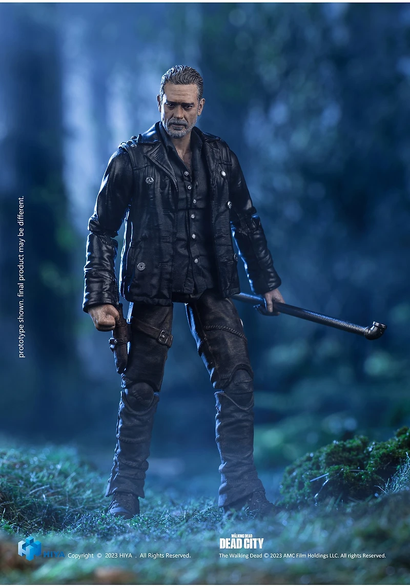 Walking Dead Dead City 4 Inch Negan Mini 1/18 Scale Action Figure 
