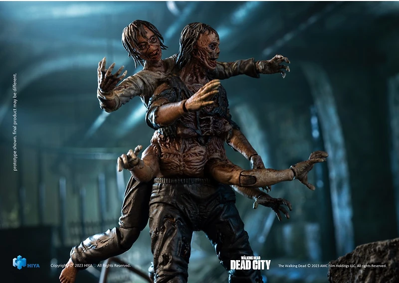 Walking Dead Dead City Exquisite Mini Walker King 1/18 PX Action Figure 