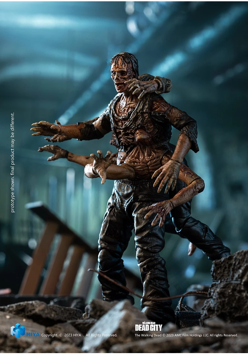 Walking Dead Dead City Exquisite Mini Walker King 1/18 PX Action Figure 