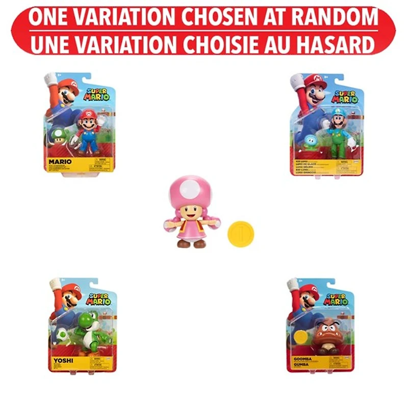 Super Mario 4 Figure - Assortie – Une variation choisie au hasard