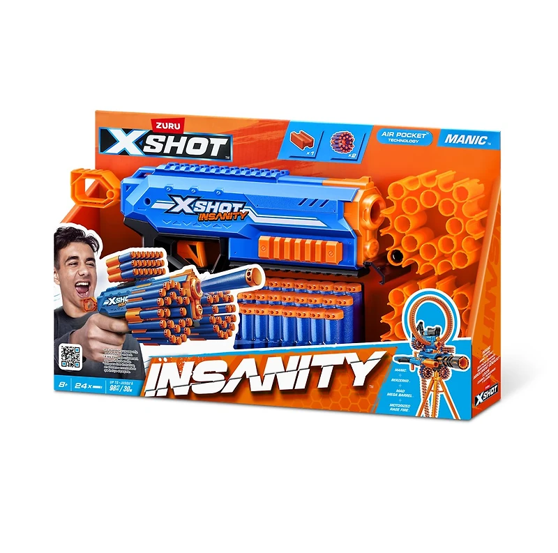 X-Shot Insanity Manic Blaster 