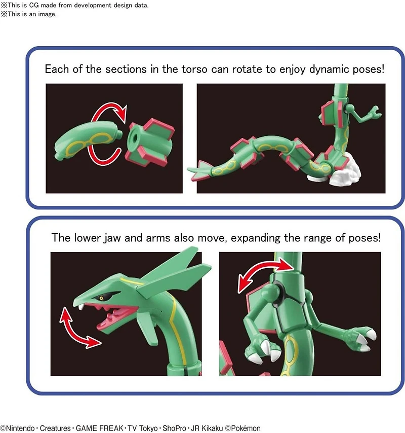 Bandai Pokémon Model Kit - Rayquaza 