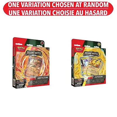 Pokémon Trading Card Game: Deluxe battle Decks Ninetales/Zapdos (francais) – Une variation choisie au hasard