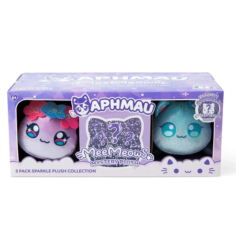 Aphmau MeeMeow 6" Plush Sparkle Collection Set – One Variation Chosen at Random