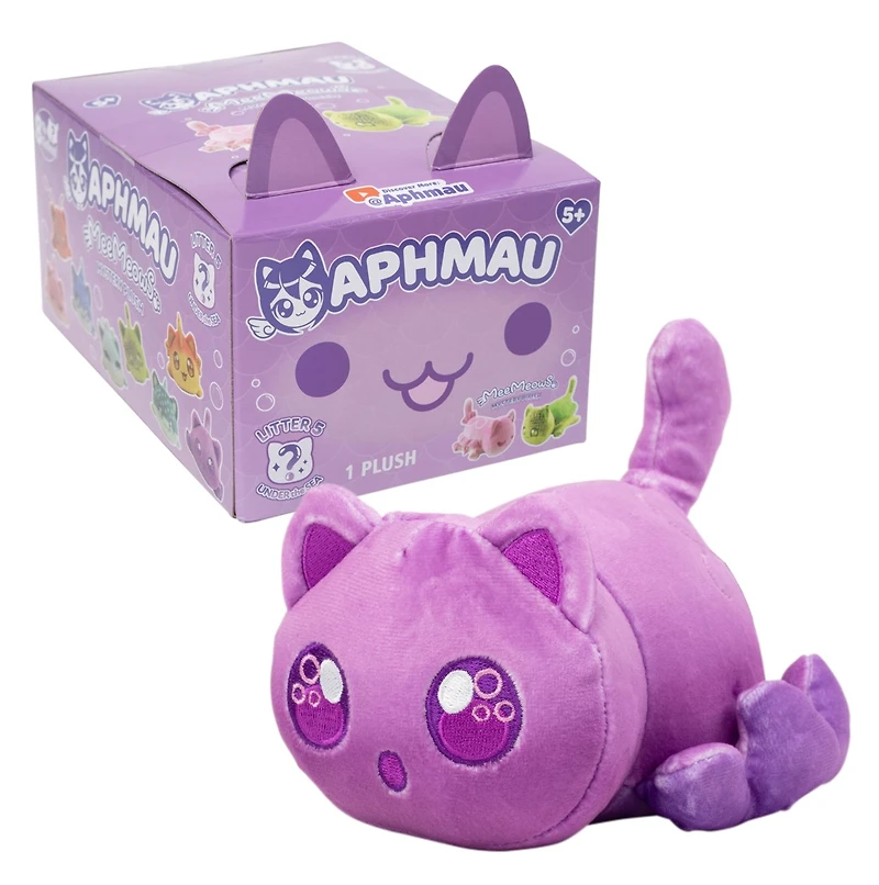 Aphmau 6” MeeMeow Mystery Plush - Series 5 – Under the Sea – One Variation Chosen at Random