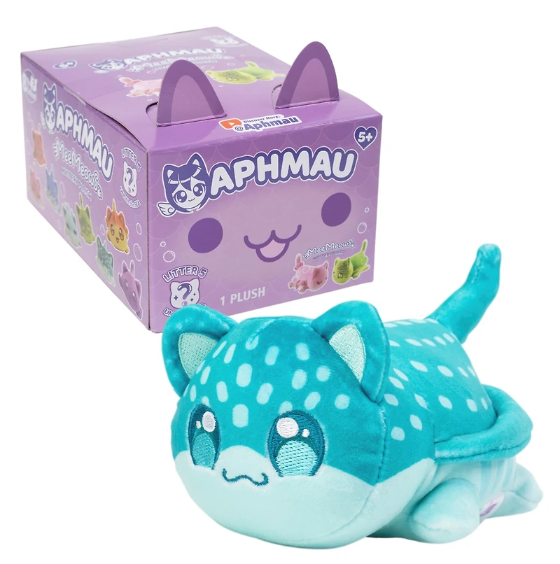 Aphmau 6” MeeMeow Mystery Plush - Series 5 – Under the Sea – One Variation Chosen at Random