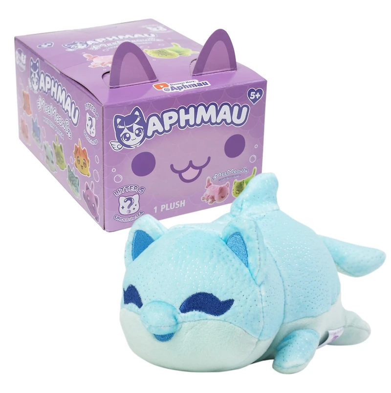 Aphmau 6” MeeMeow Mystery Plush - Series 5 – Under the Sea – One Variation Chosen at Random
