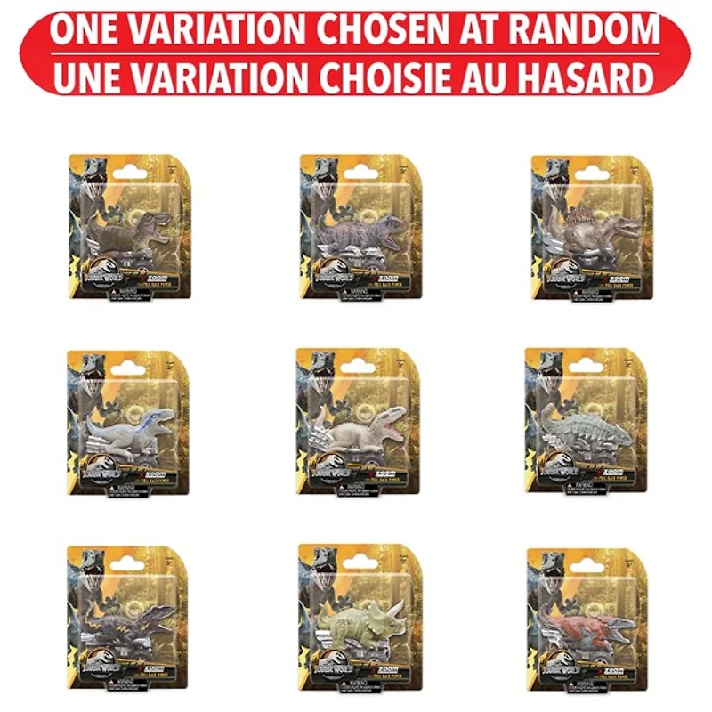 Jurassic World Dominion Edition Zoom Riders Assorted – One Variation Chosen at Random