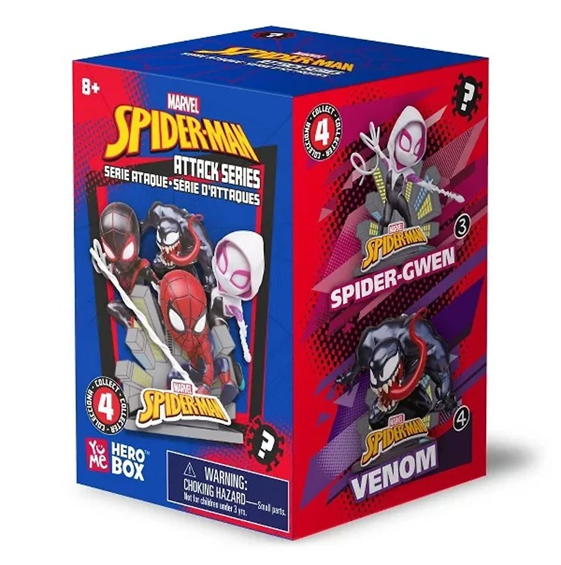 YuMe Spider-Man Hero Box Attack Series - Assortment – One Variation Chosen at Random