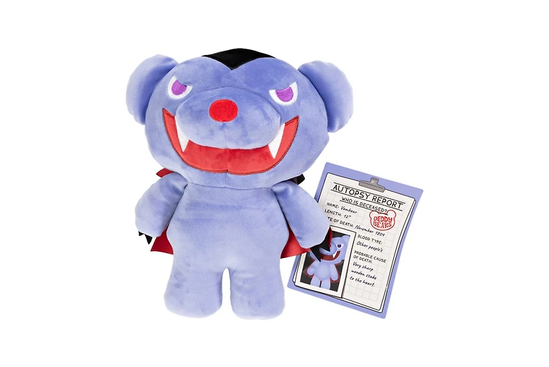 Deddy Bear 12" Plush in Body Bag Assortment – One Variation Chosen at Random