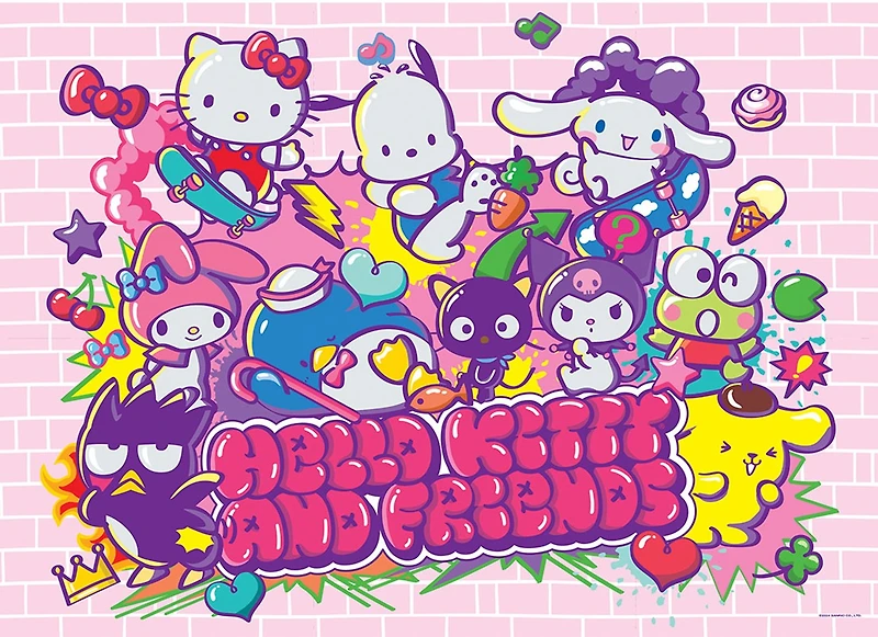 Hello Kitty & Friends 1000pc Puzzle 