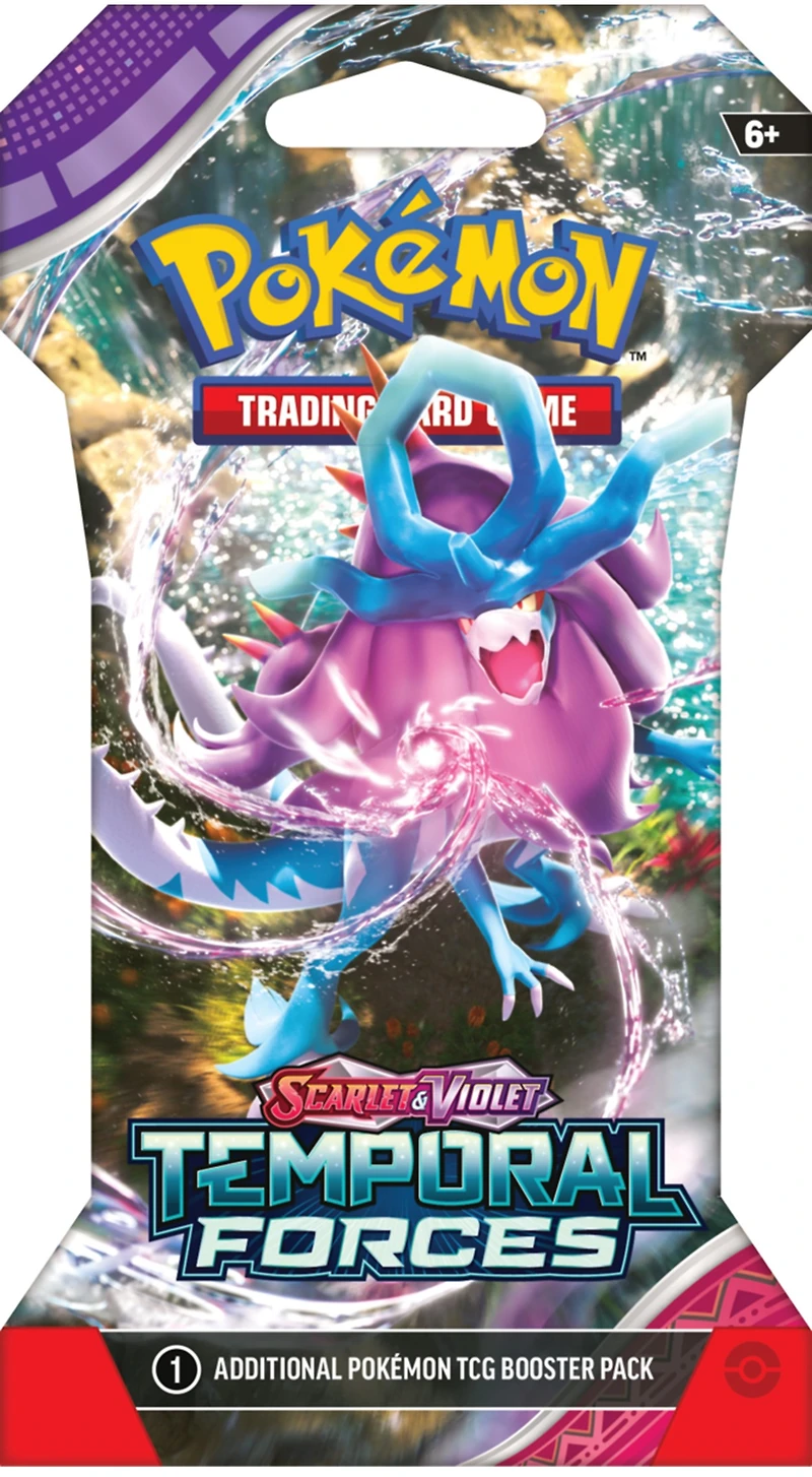 Pokémon Trading Card Game: Scarlet & Violet - Temporal Forces Sleeved Booster (francais) – Une variation choisie au hasard