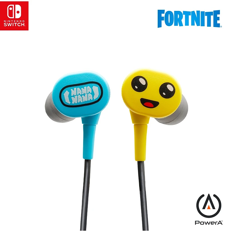 PowerA Wired Earbuds for Nintendo Switch - Fortnite Peely