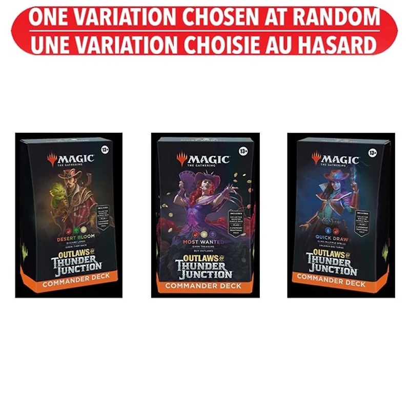 Magic the Gathering: Outlaws of Thunder Commander Deck – Une variation choisie au hasard