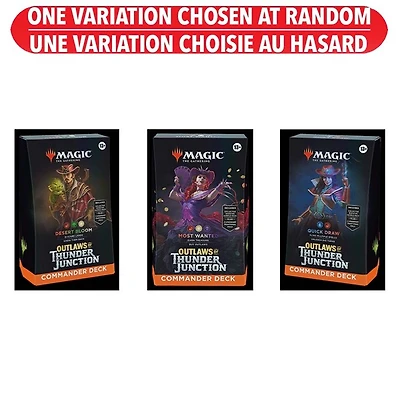 Magic the Gathering: Outlaws of Thunder Commander Deck – Une variation choisie au hasard
