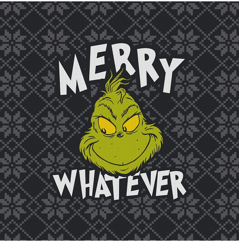 The Grinch "Merry Whatever" Holiday Vest  - XL 