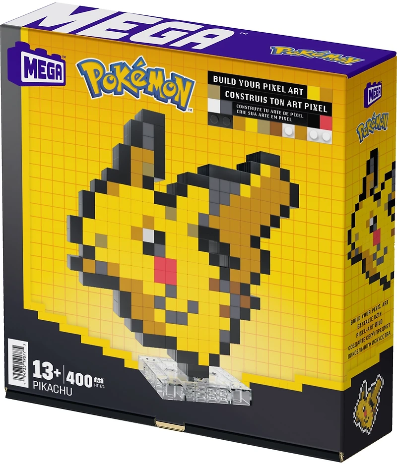 Mega Pokémon Pixel-Art: Pikachu Building Set 