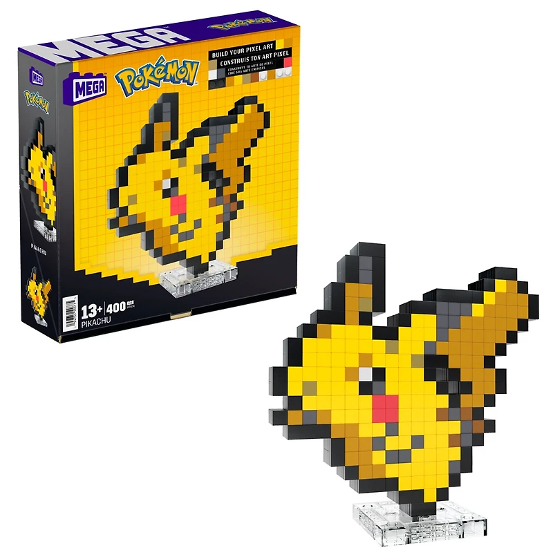 Mega Pokémon Pixel-Art: Pikachu Building Set 