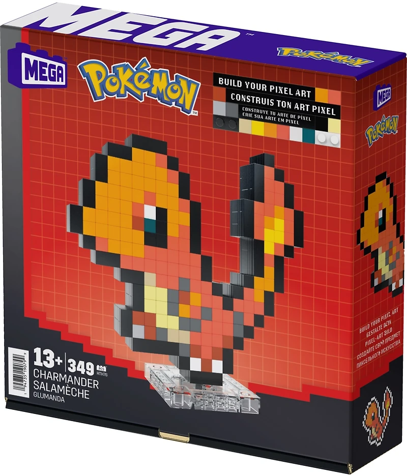 Mega Pokémon Pixel-Art: Charmander Building Set 