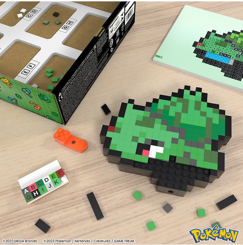 Mega Pokémon Pixel-Art: Bulbasaur Building Set 