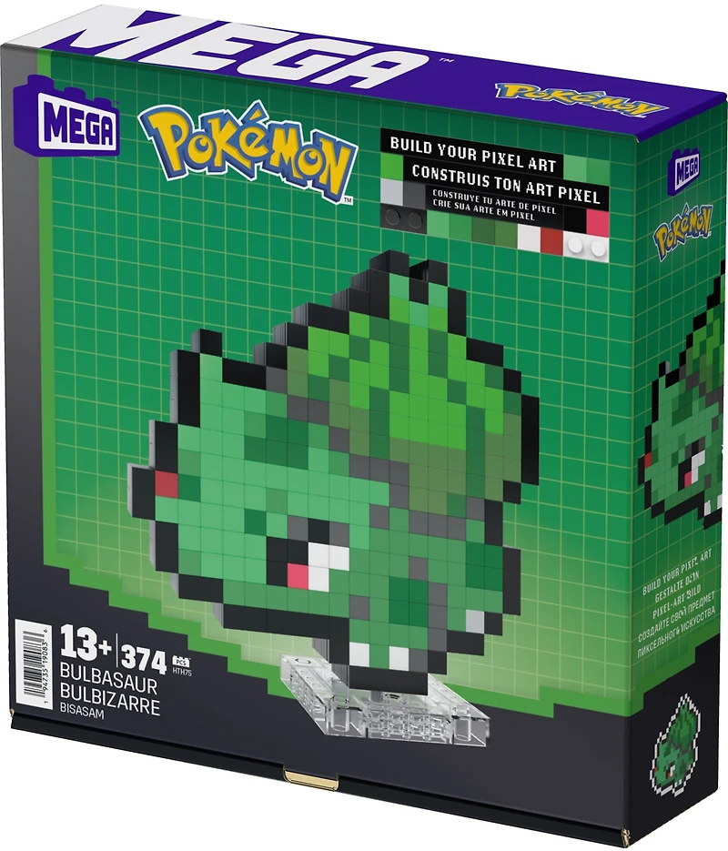 Mega Pokémon Pixel-Art: Bulbasaur Building Set 