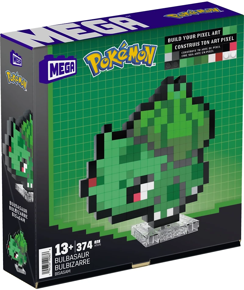 Mega Pokémon Pixel-Art: Bulbasaur Building Set 
