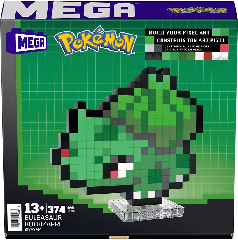 Mega Pokémon Pixel-Art: Bulbasaur Building Set 