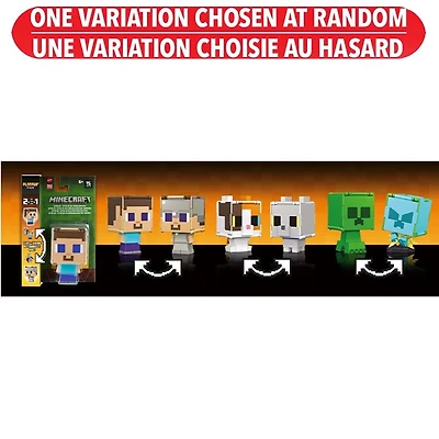 Minecraft Flippin' Figures - Assortiment – Une variation choisie au hasard