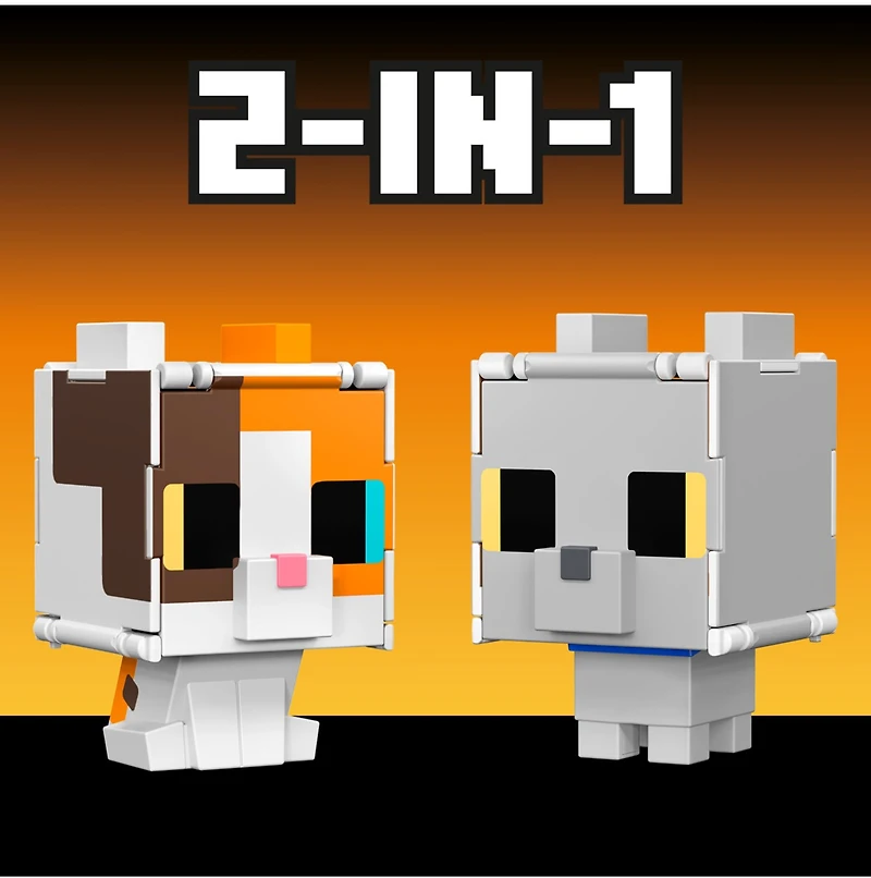 Minecraft Flippin' Figures - Assortment – One Variation Chosen at Random