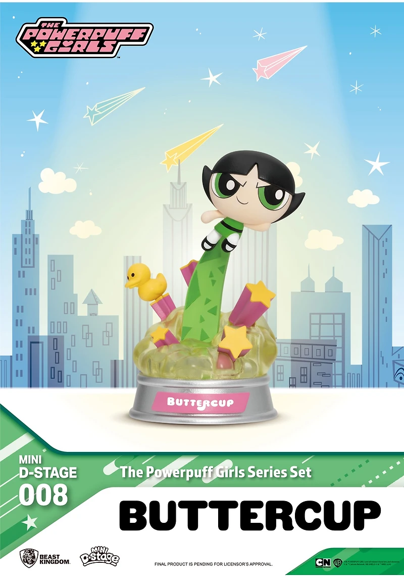 Powerpuff Girls Series Mds-008 Mini Figure 6pc Set 