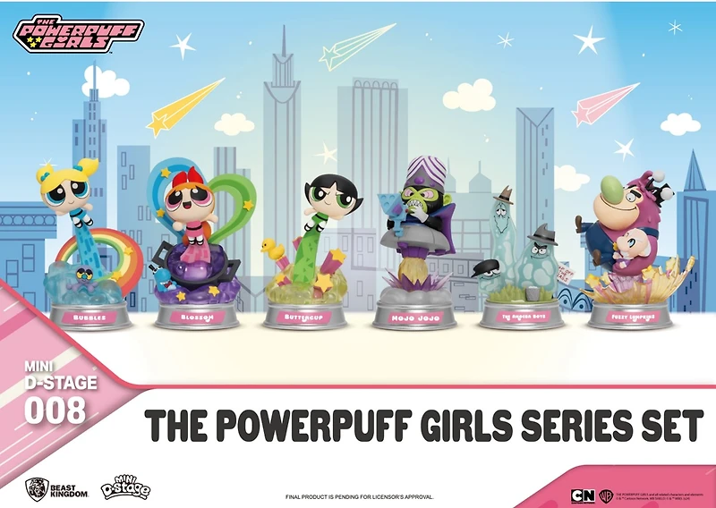 Powerpuff Girls Series Mds-008 Mini Figure 6pc Set 