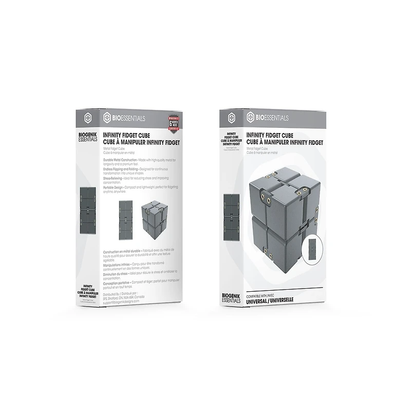 Biogenik Infinity Fidget Cube 