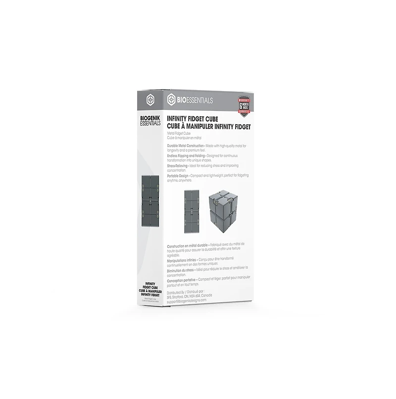 Biogenik Infinity Fidget Cube 