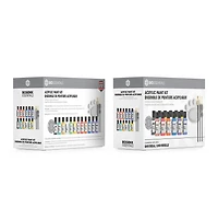 Biogenik Mini Fig 16 Piece Acrylic Painting Kit 