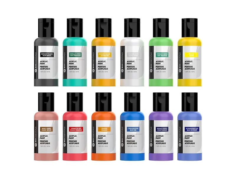 Biogenik Mini Fig 16 Piece Acrylic Painting Kit 