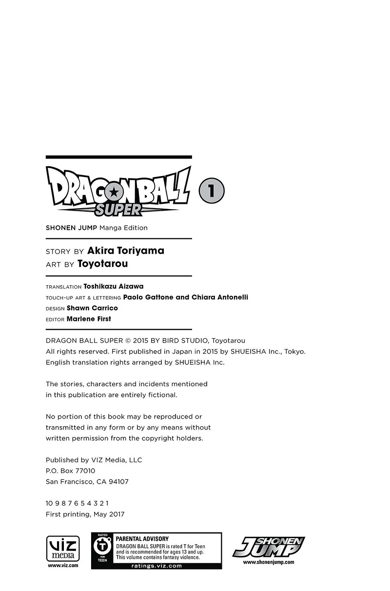 Manga Dragon Ball Super, Vol. 1 Paperback 