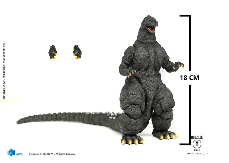 Godzilla vs King Ghidorah Exquisite Basic Hokkaido 7" Action figure 