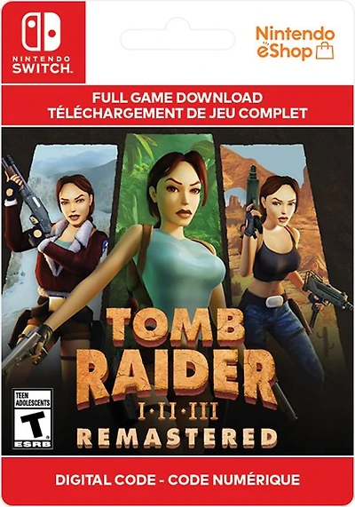 Tomb Raider I-III Remastered Starring Lara Croft - Digital