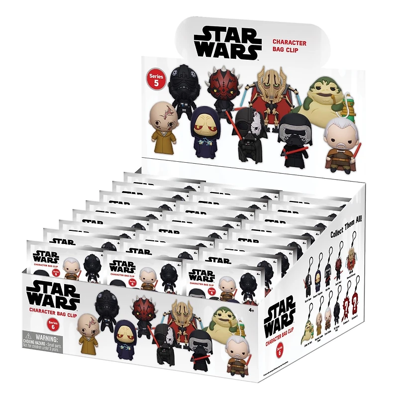 Star Wars Darkside 3D Foam Bag Clip Assorted – One Variation Chosen at Random