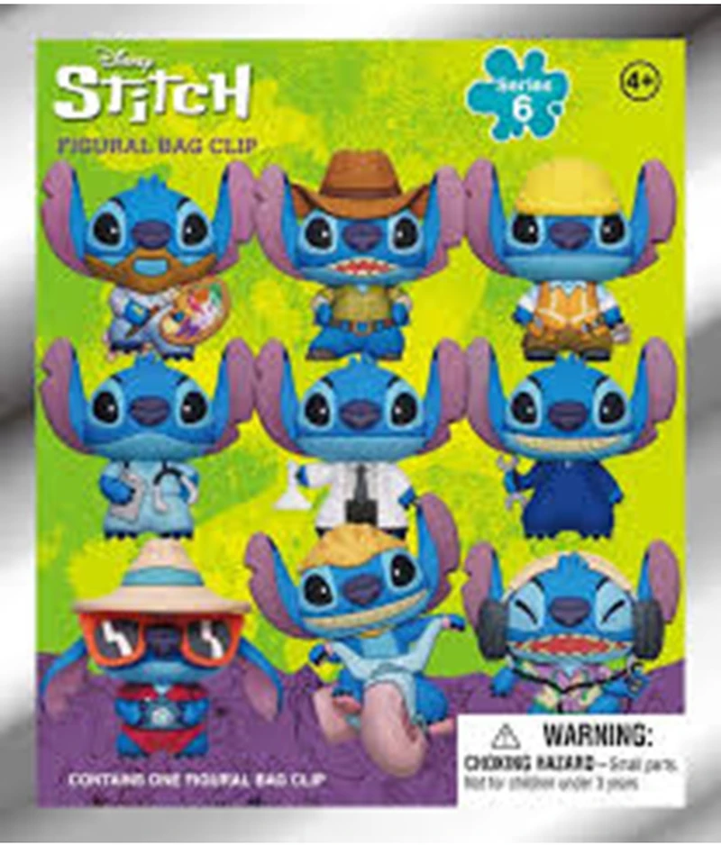 Disney Stitch 3D Foam Bag Clip Assorted – One Variation Chosen at Random