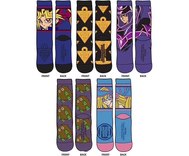 Yu-Gi-Oh! Chaussettes Personnages 5 paires