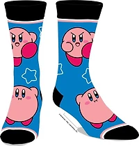 Action Kirby with Stars Blue Socks 