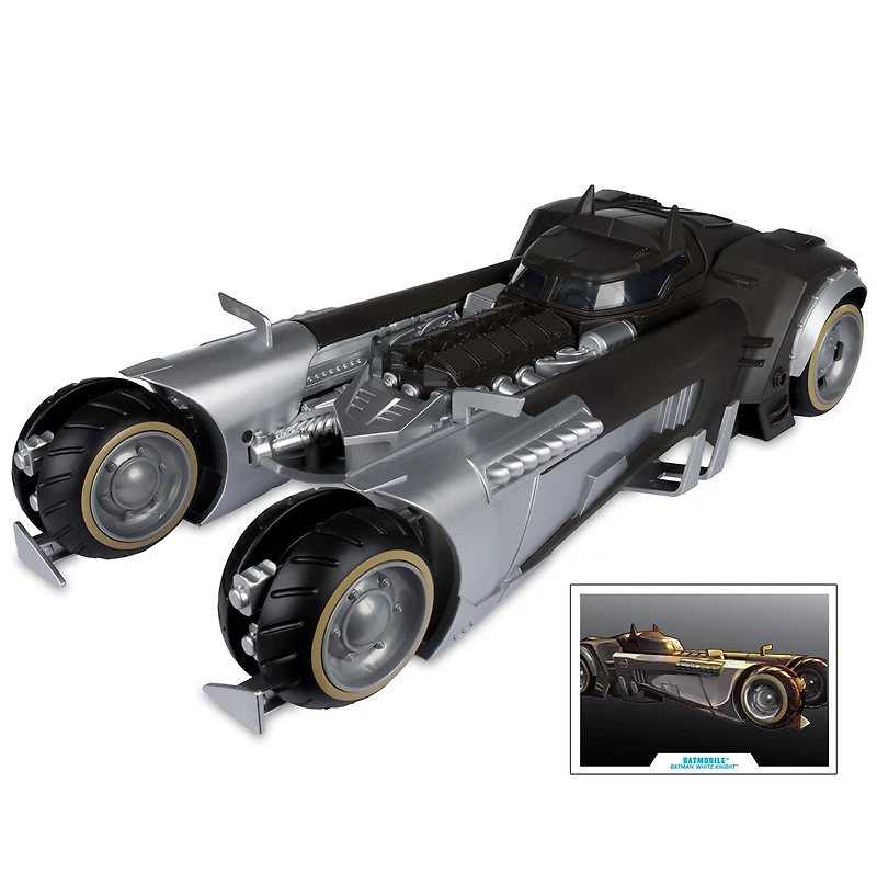 DC Multiverse Batmobile (Batman: White Knight) (Gold Label) Vehicle 