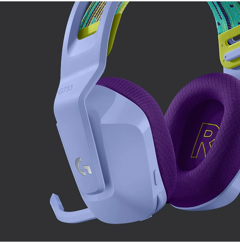Logitech G733 Lightspeed Wireless Gaming Headset - Lilac 