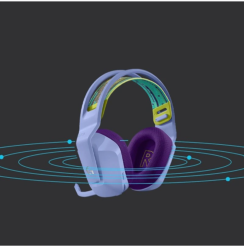Logitech G733 Lightspeed Wireless Gaming Headset - Lilac 