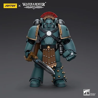 Warhammer Collectibles: 1/18 Scale Sons of Horus MKIV Tactical Squad Sergeant with Power Fist 