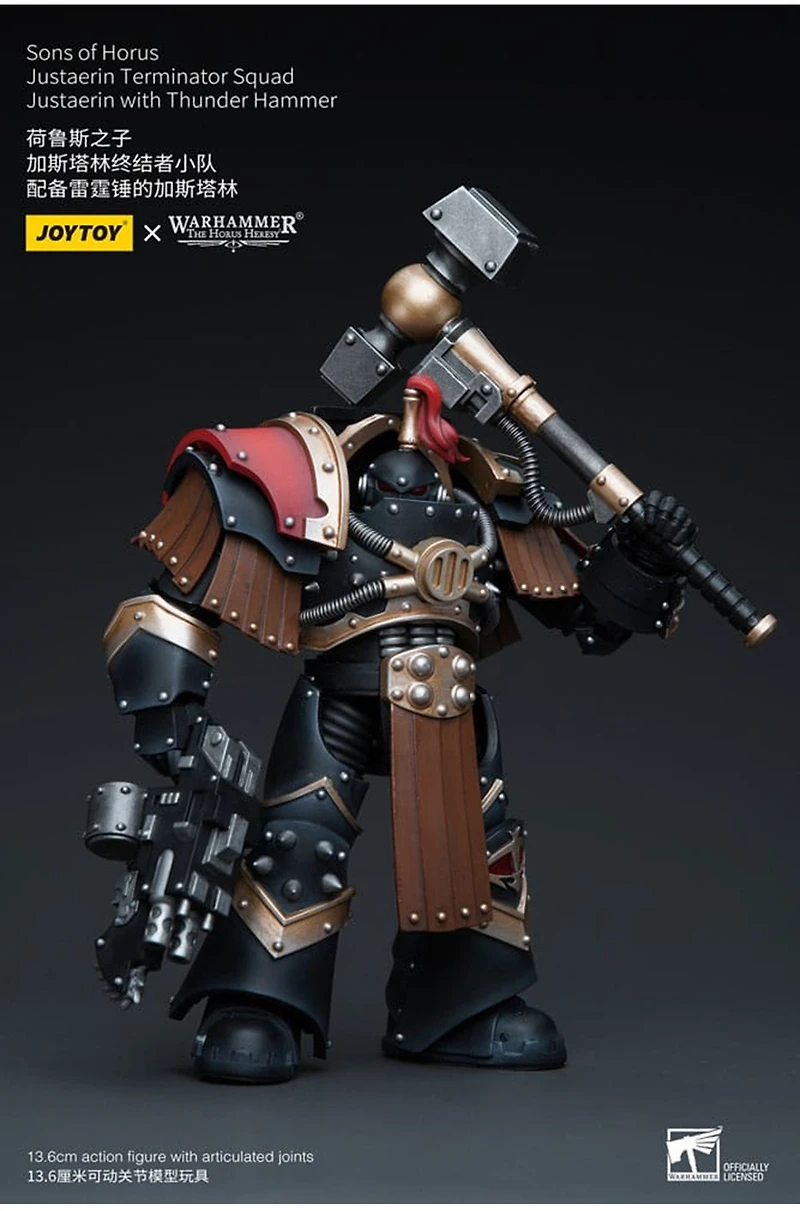 Warhammer The Horus Heresy Action Figure 1/18 Sons Of Horus Justaerin Terminator Squad Justaerin With Thunder Hammer