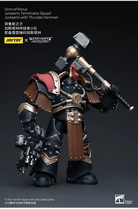 Warhammer The Horus Heresy Action Figure 1/18 Sons Of Horus Justaerin Terminator Squad Justaerin With Thunder Hammer