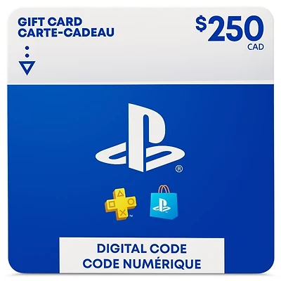 Sony PlayStation $250 Carte Cadeau (Code numérique) 